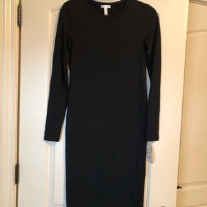 Leith long-sleeved body con dress